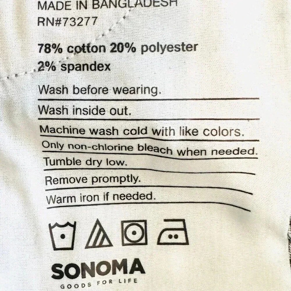 NWT SONOMA Women High Rise Blue Rolled Cuff Distressed Denim Shorts Plus 24W - Picture 4 of 4